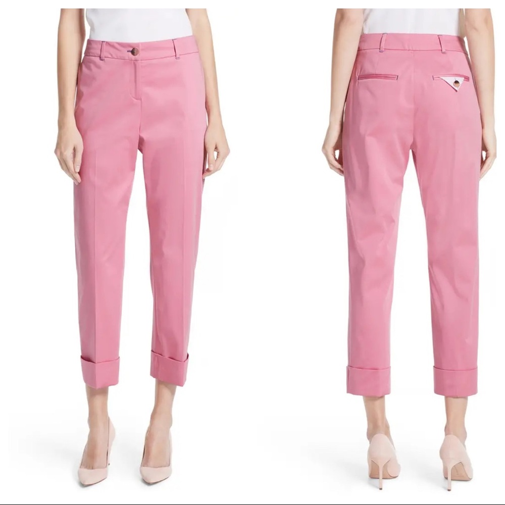 TED BAKER Cottoned On Saydii Deep Cuff Stretch Cotton Chino Pants